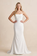 Geneva Diamond White front view wedding dress