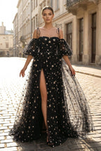 Aurelia Kate Black front view prom dress