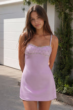 Sky Blue Spaghetti Straps Satin Sheath Homecoming Dress With Rhinestones