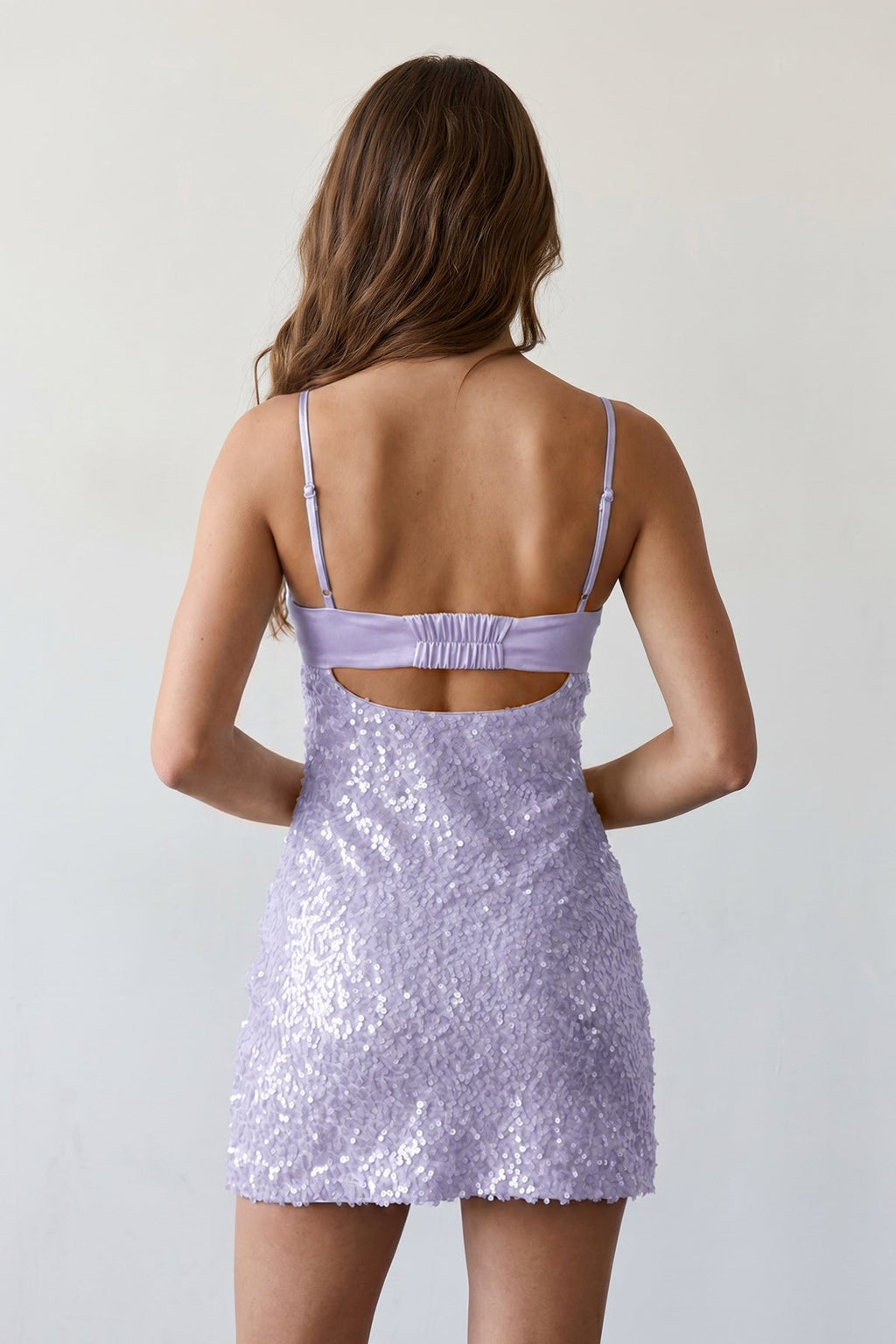 Bellina Lavender detail 1 homecoming dress