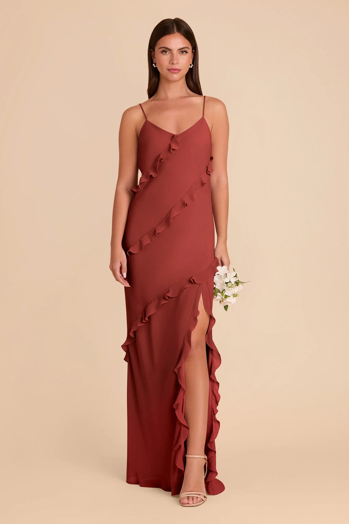 Vivienne Spice front view bridesmaid dress