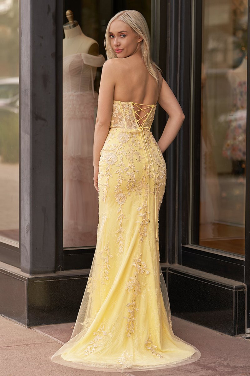 Lilac Tulle Mermaid Evening Dress with Sweetheart Neckline and Slit