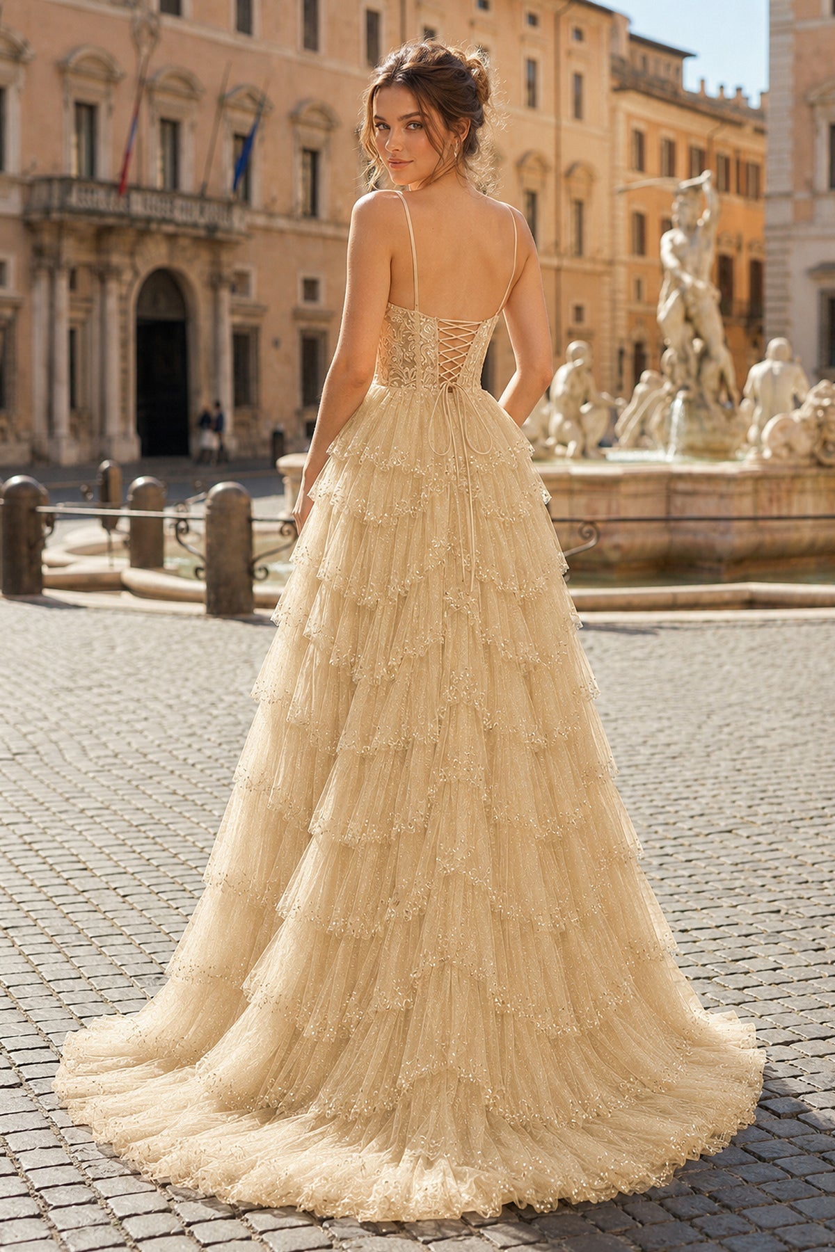 Clarisse Rose detail image 6 prom dress