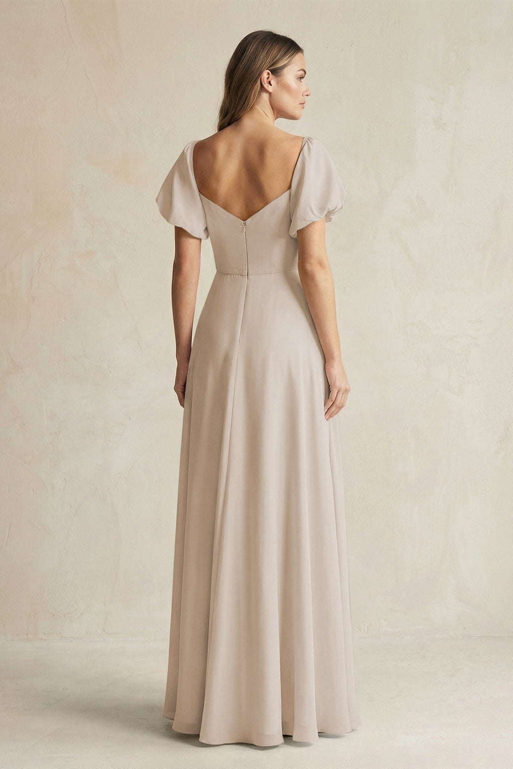 As Picture Chiffon A-Line Bridesmaid Dress with Sweetheart Neckline