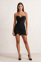 Seraphina Black side view homecoming dress