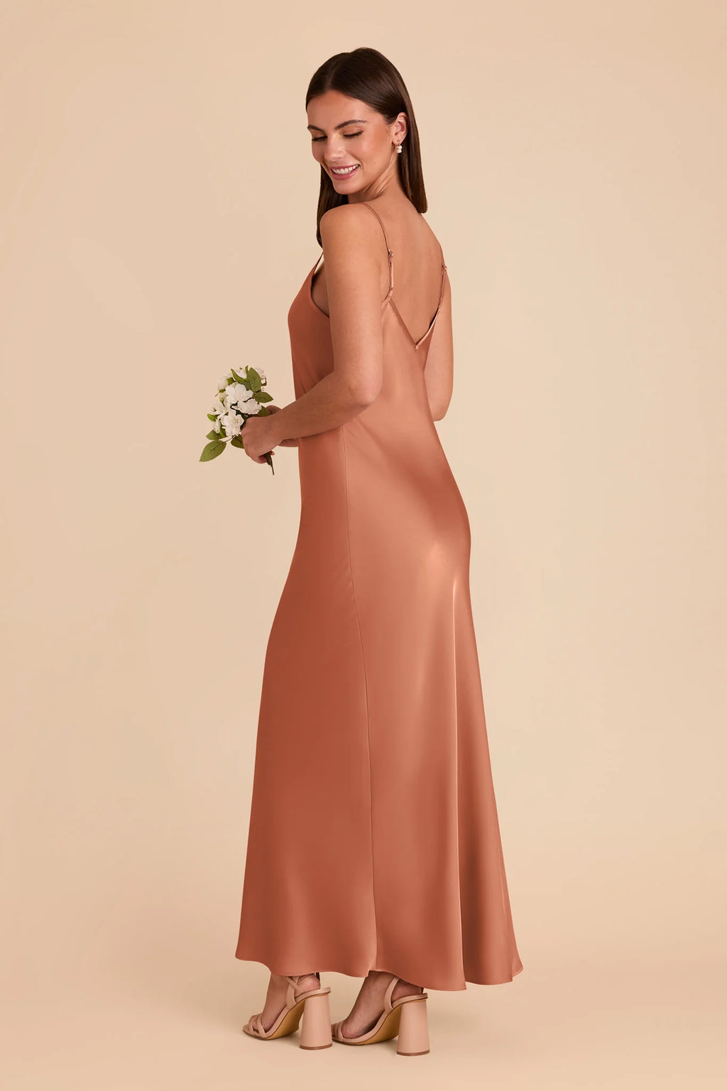 Amara Terracotta alternate view 3 bridesmaid dress