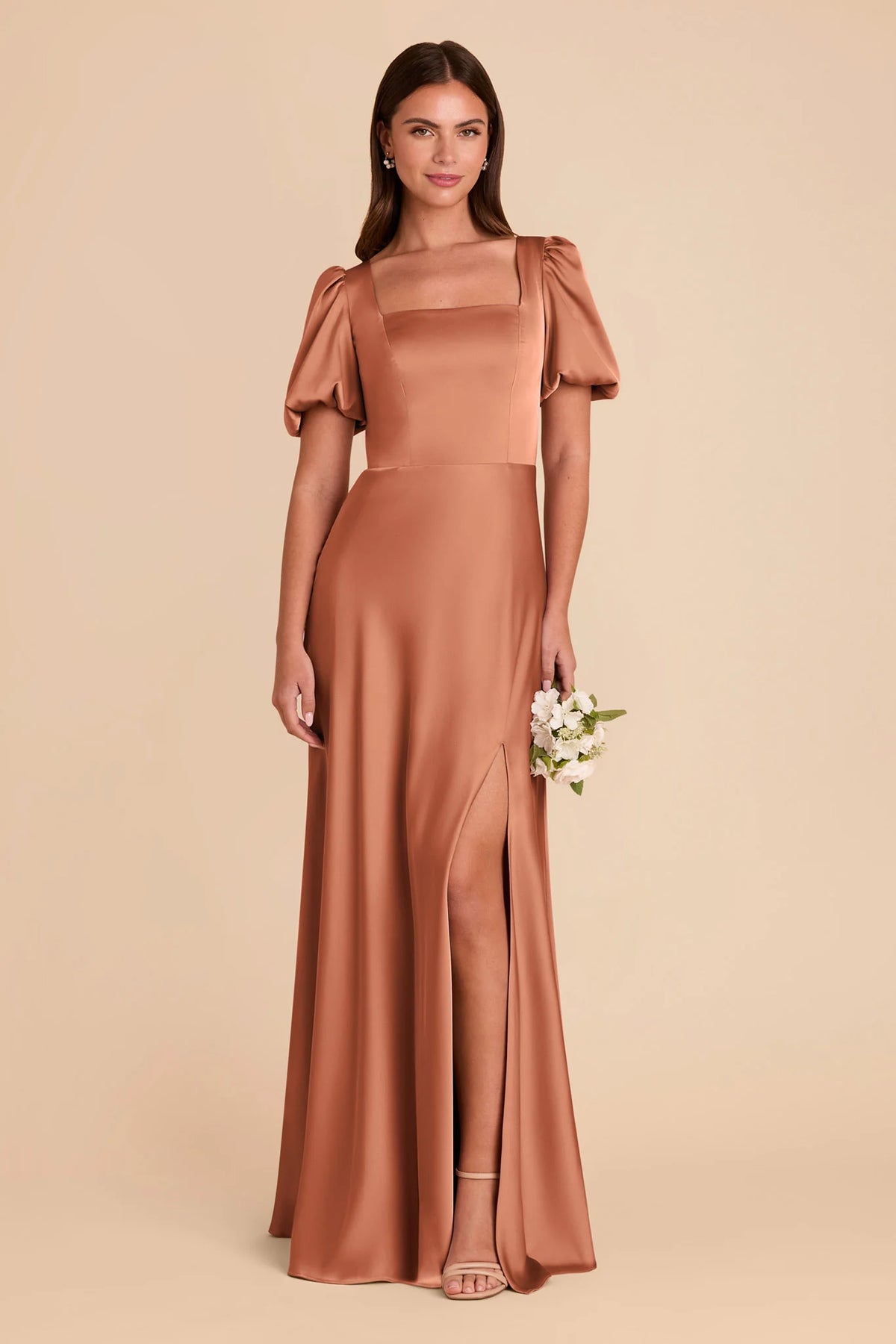 Selene Terracotta alternate view 2 bridesmaid dress