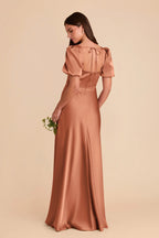 Selene Terracotta alternate view 3 bridesmaid dress