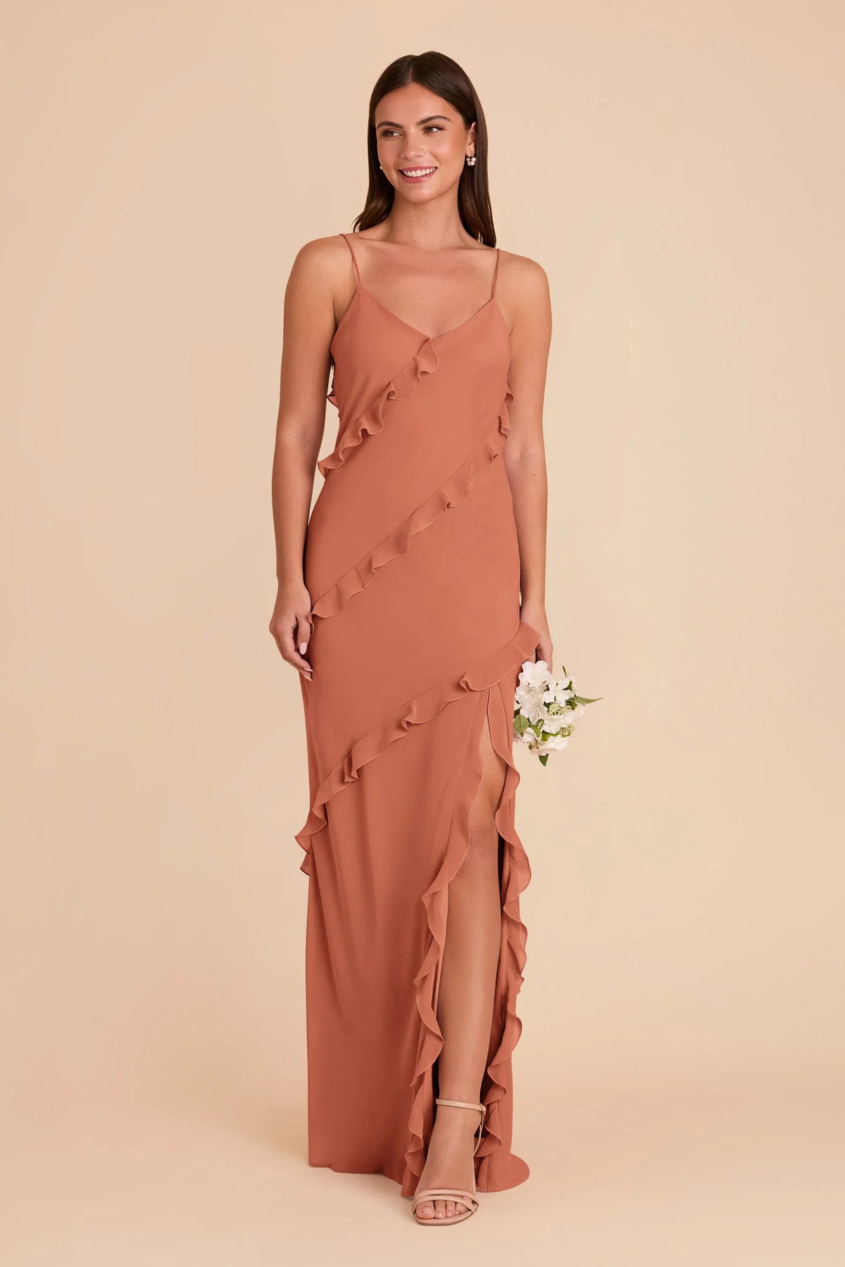 Vivienne Terracotta alternate view 2 bridesmaid dress
