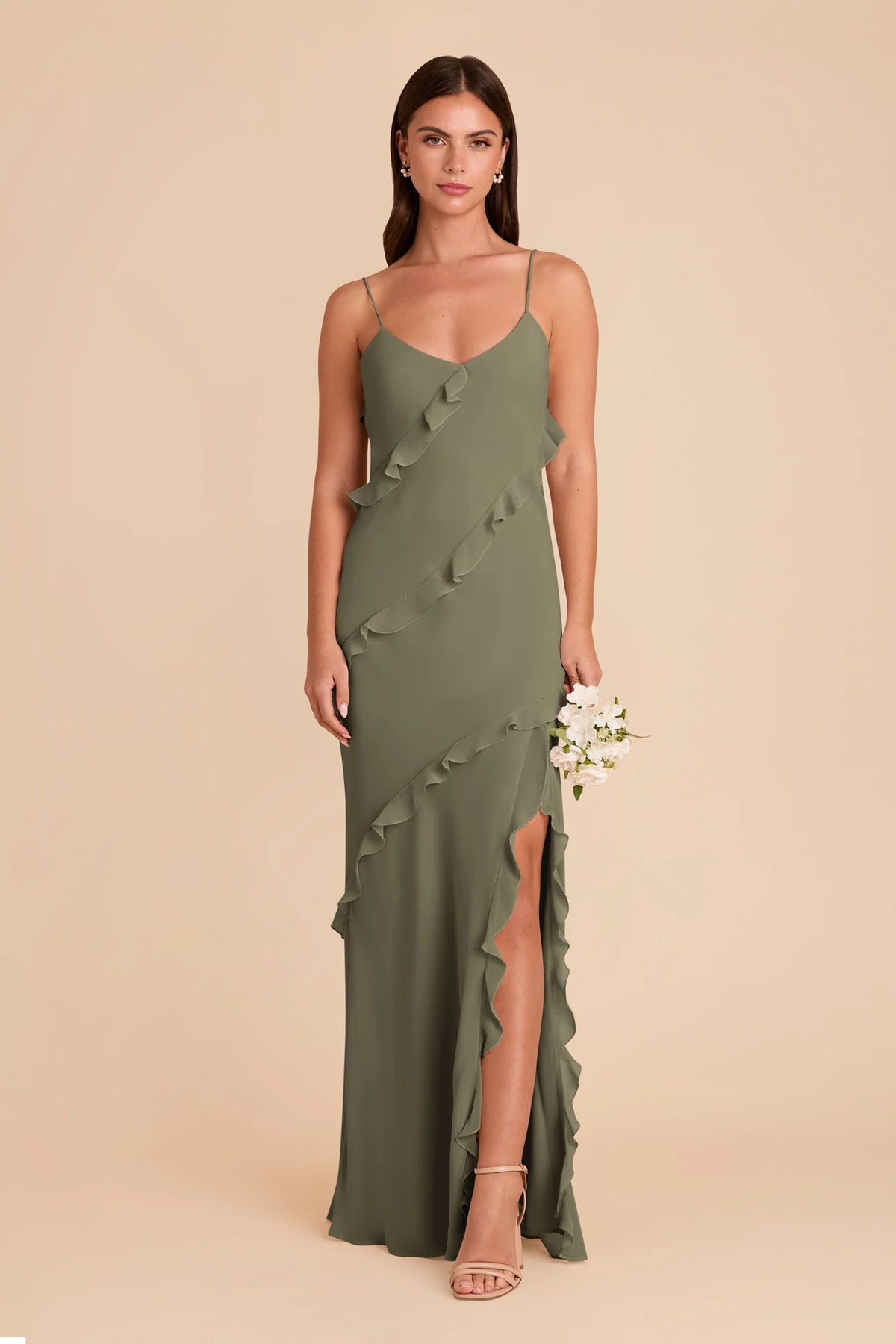 Vivienne Thyme front view bridesmaid dress
