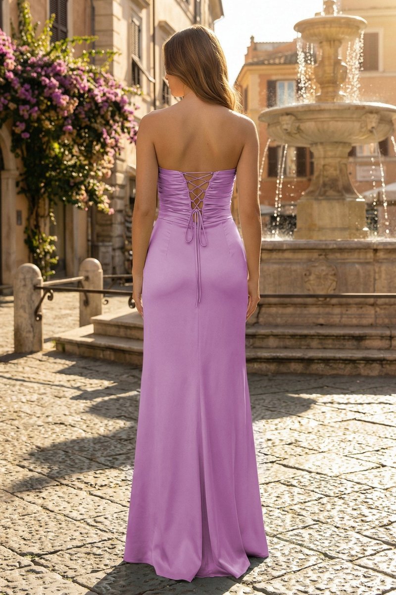 Sweetheart Aqua Blue Sheath Long Formal Prom Gown