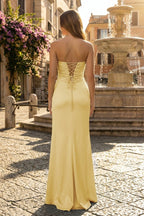 Sweetheart Aqua Blue Sheath Long Formal Prom Gown