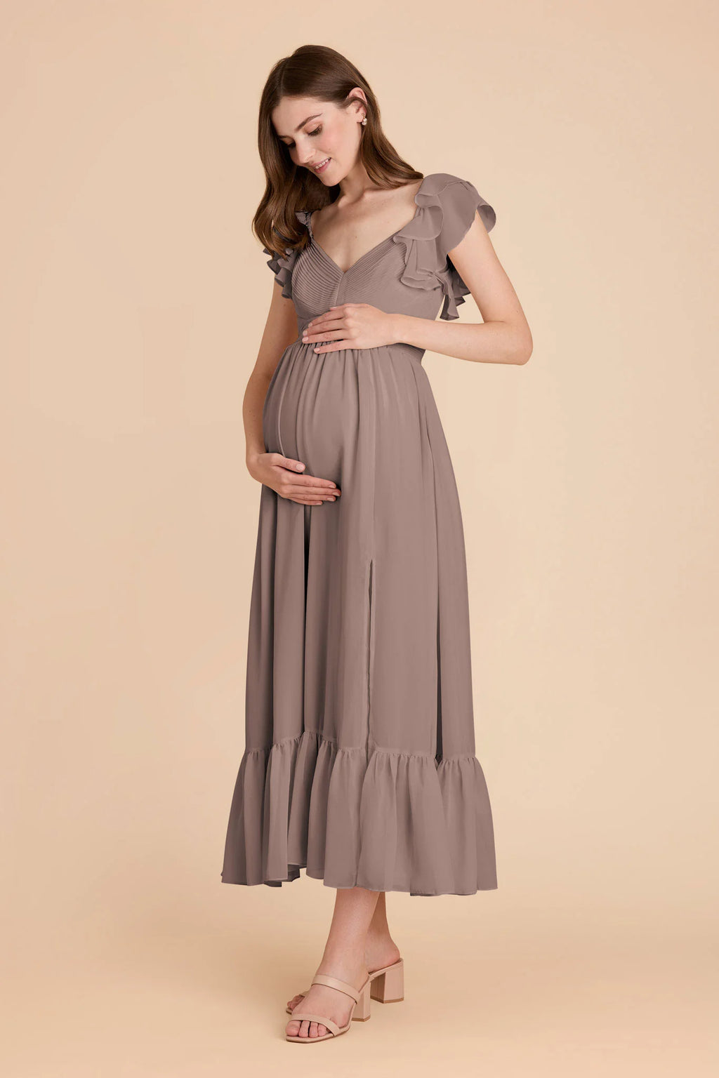 Talia Toffee alternate view 6 bridesmaid dress