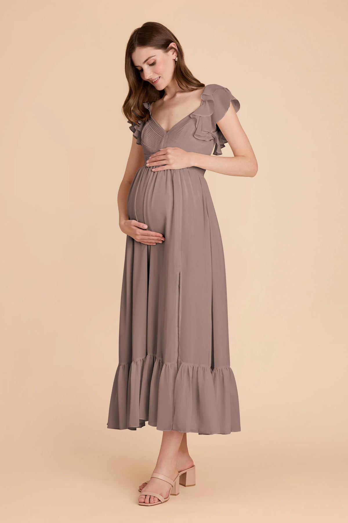 Talia Toffee alternate view 6 bridesmaid dress