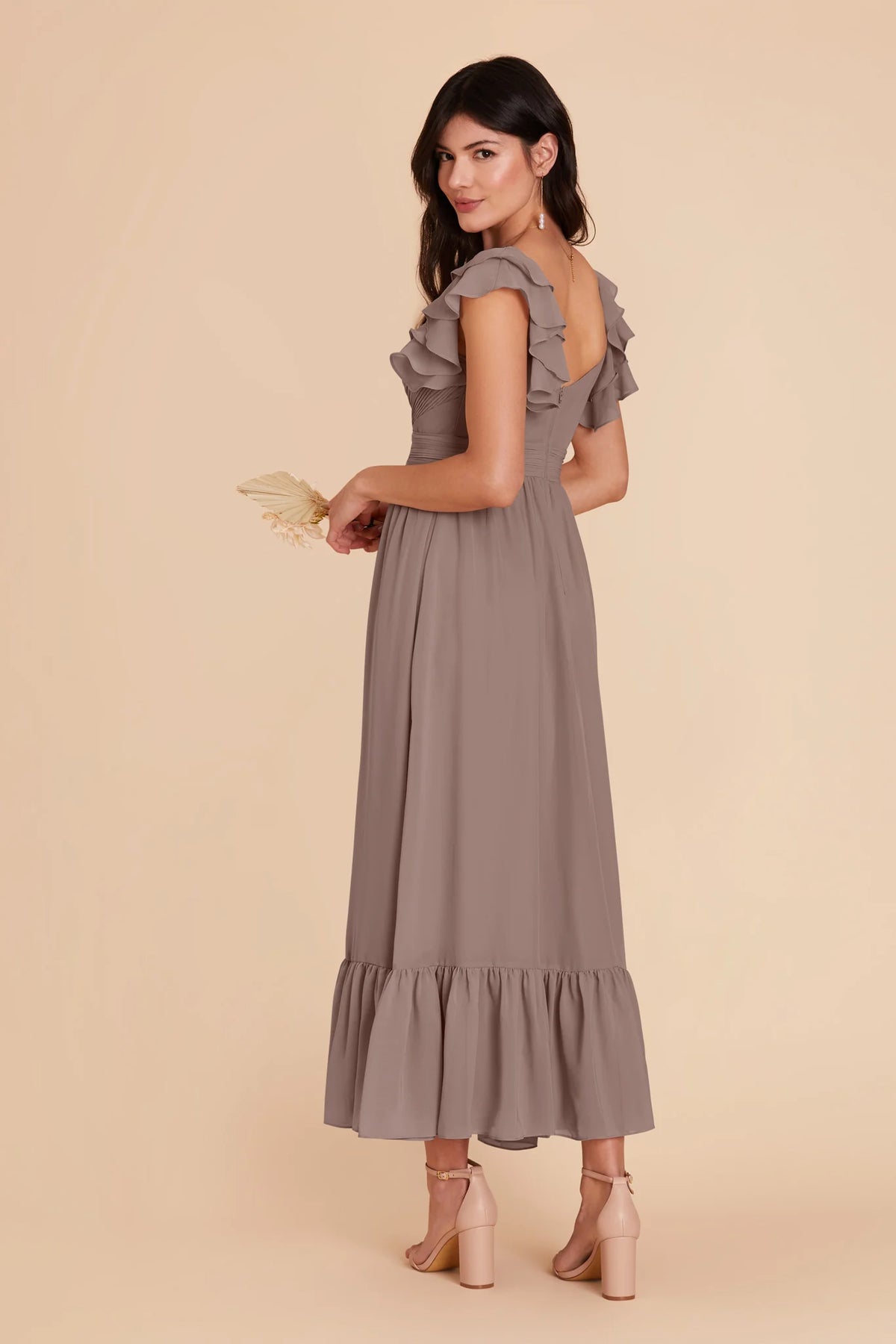 Talia Toffee alternate view 4 bridesmaid dress