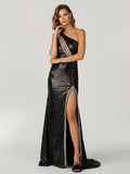 Helena Black front view prom dress