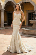 Nerissa Sol White front view prom dress