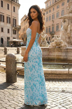 Ottilia Hope Royal Blue back view prom dress
