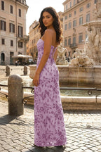 Ottilia Hope Lavender back view prom dress