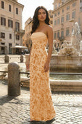 Ottilia Hope Yellow front view prom dress