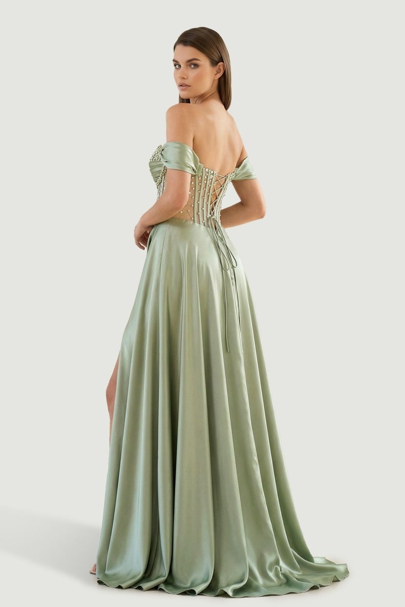 Fiorella Sage detail image 4 prom dress