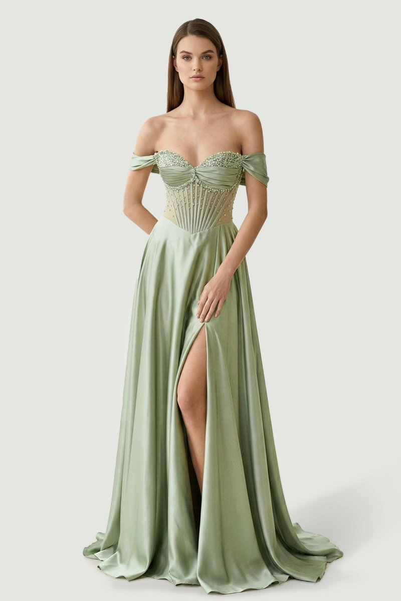 Fiorella Sage detail image 3 prom dress