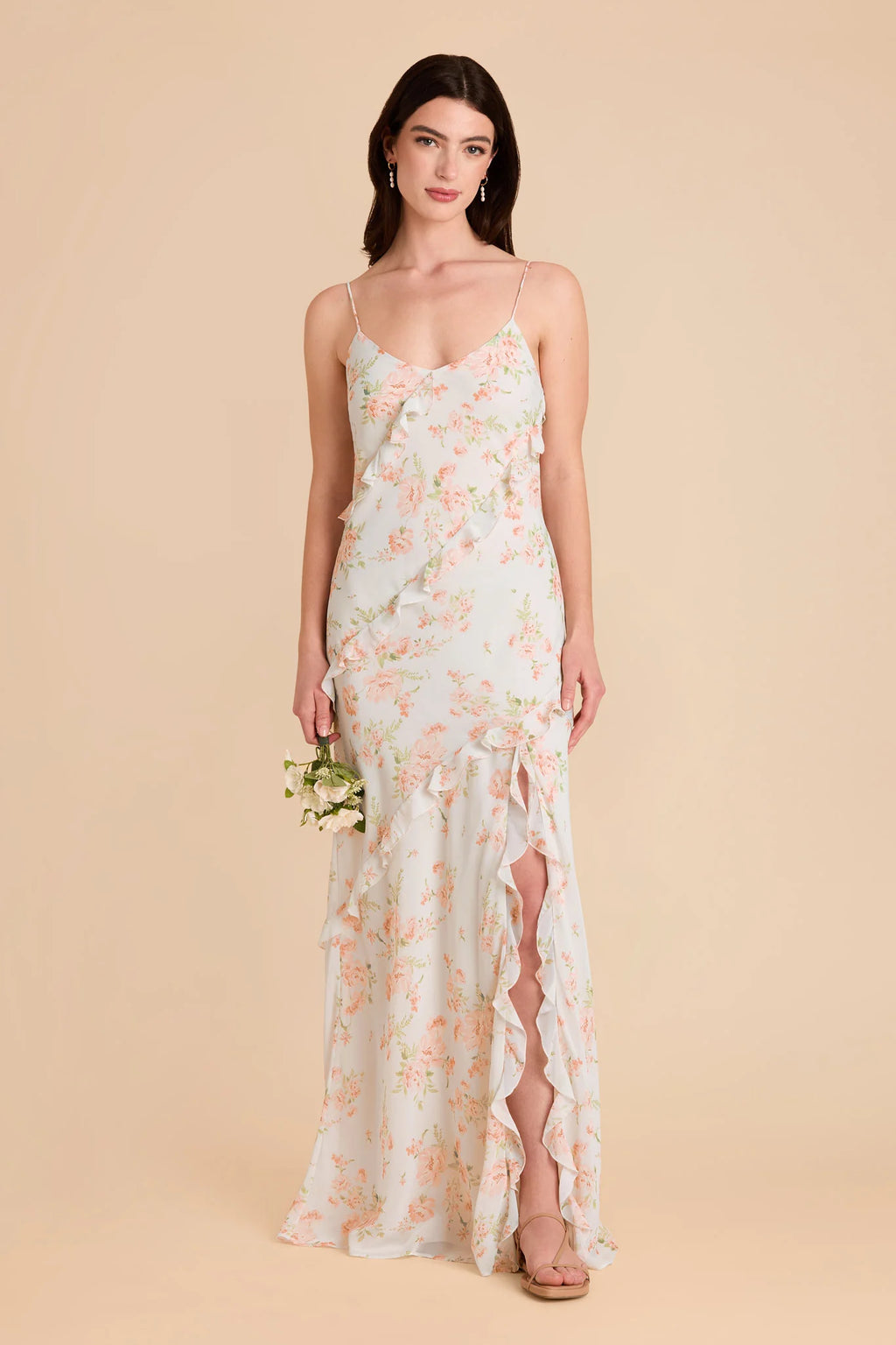 Vivienne Whimsical Blooms front view bridesmaid dress