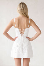 Ksenia White detail 1 homecoming dress