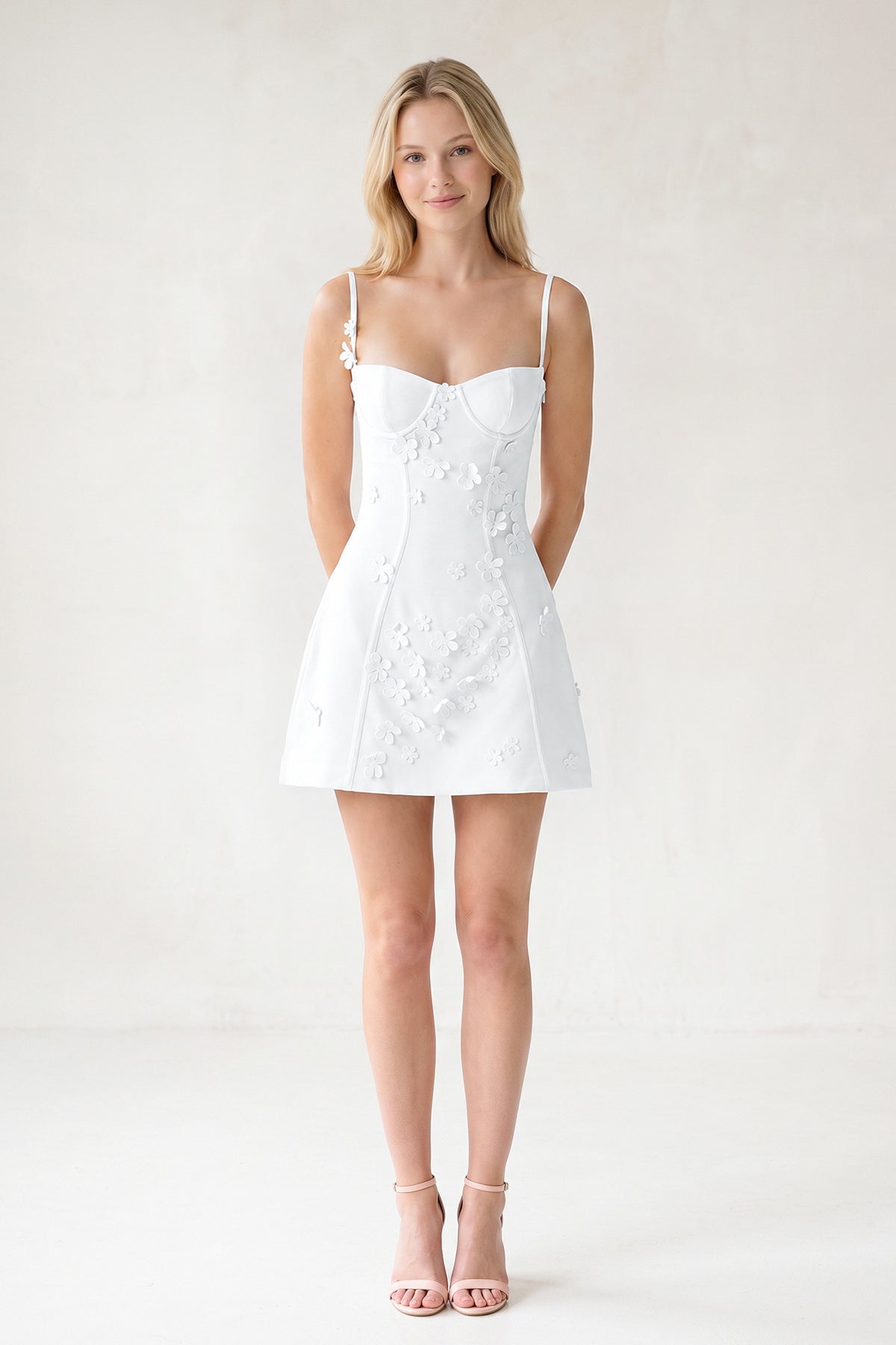 Ksenia White detail 2 homecoming dress