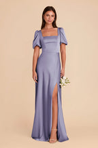 Selene Wisteria front view bridesmaid dress