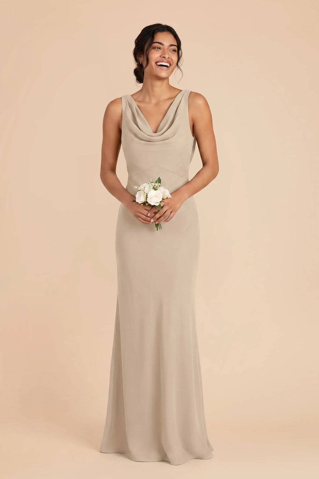 Odette Almond alternate view 1 bridesmaid dress