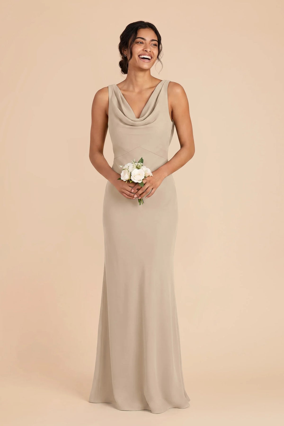 Odette Almond alternate view 1 bridesmaid dress
