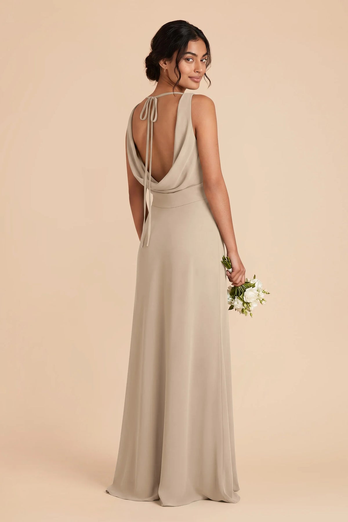Odette Almond alternate view 2 bridesmaid dress