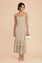 Liora Almond alternate view 1 bridesmaid dress