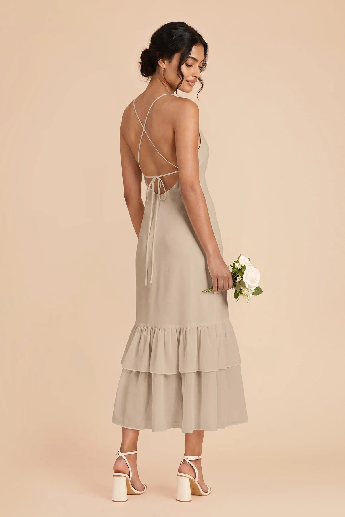 Liora Almond alternate view 2 bridesmaid dress