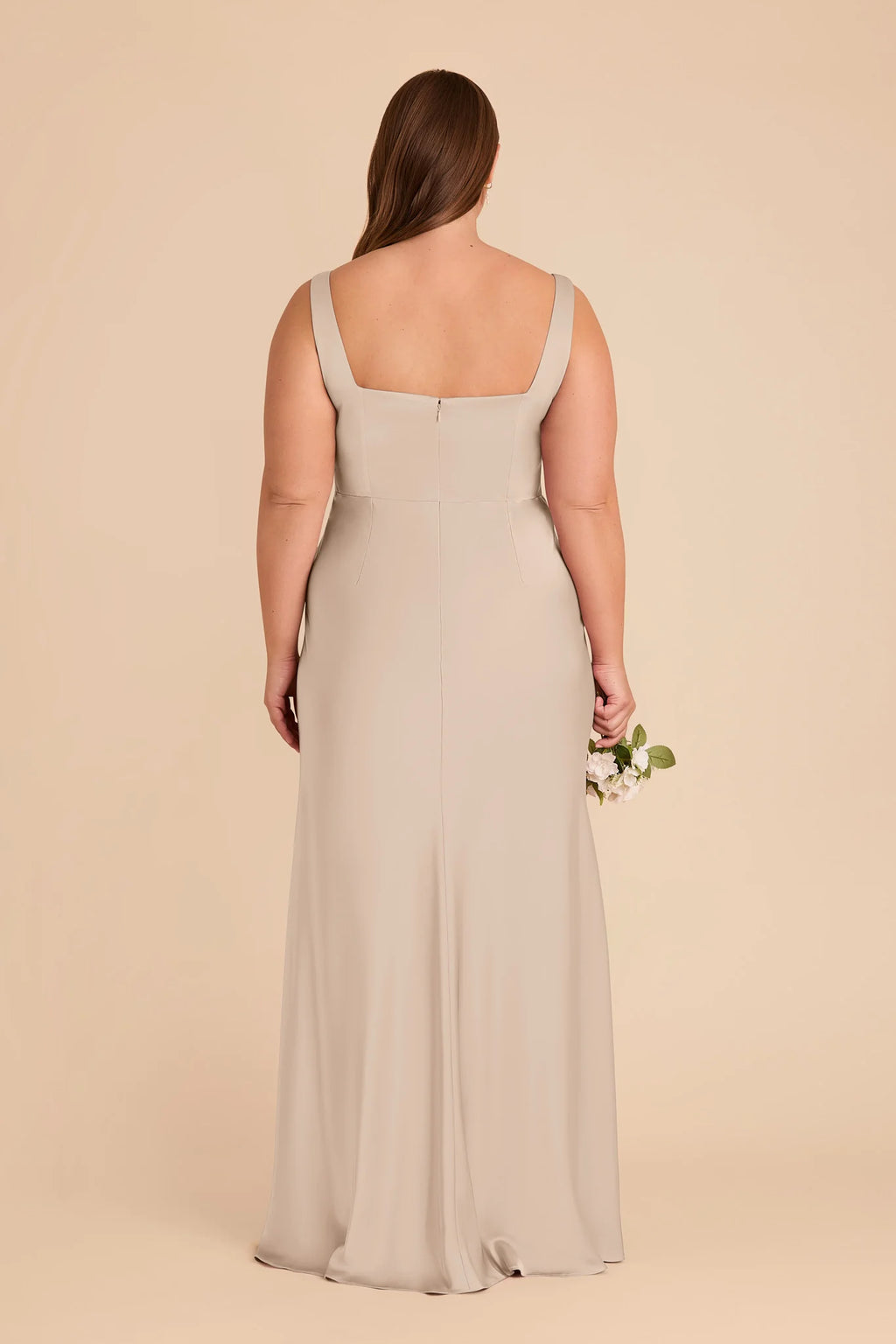 Elowen Almond back view bridesmaid dress