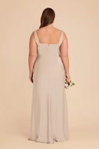 Elowen Almond back view bridesmaid dress