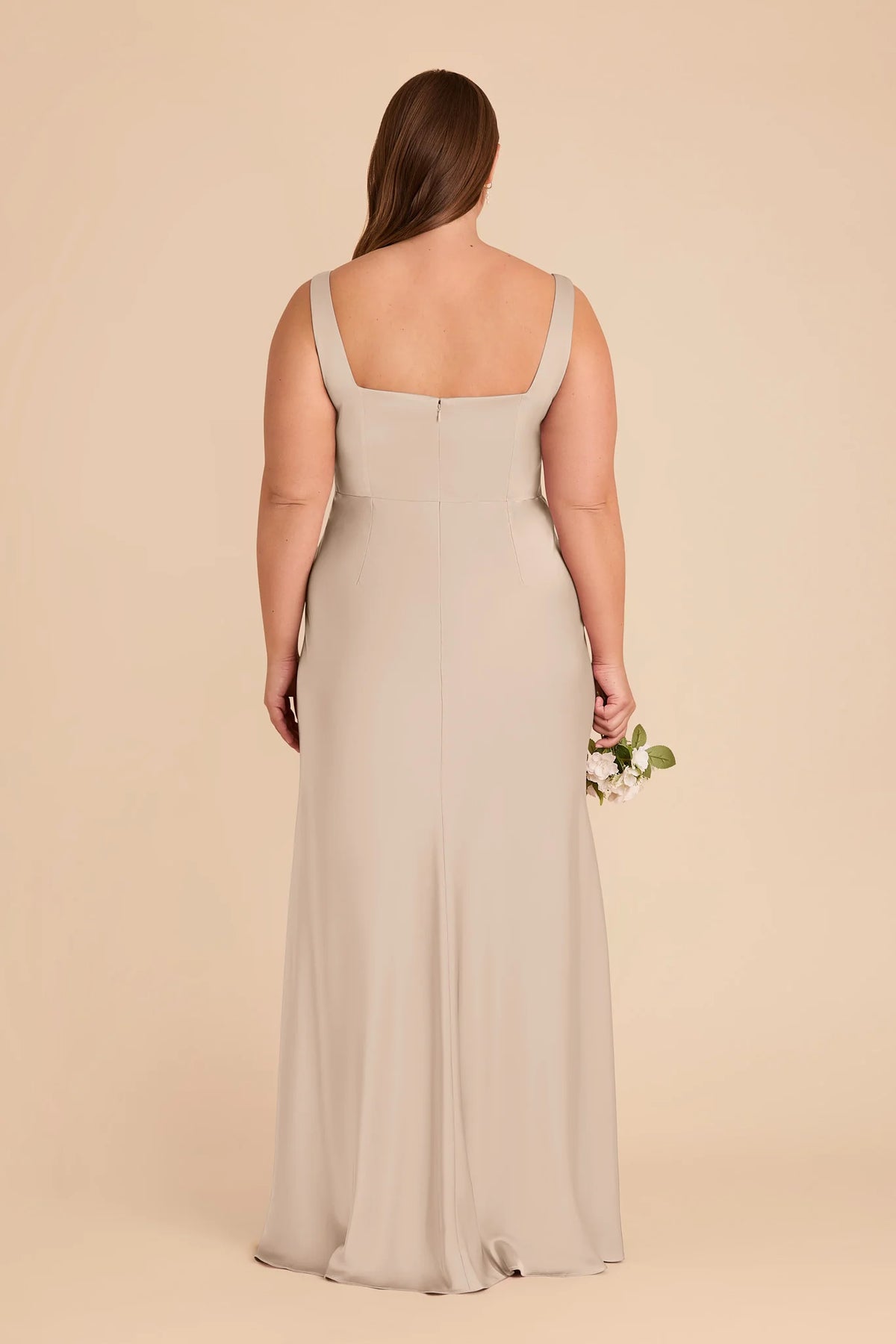 Elowen Almond back view bridesmaid dress