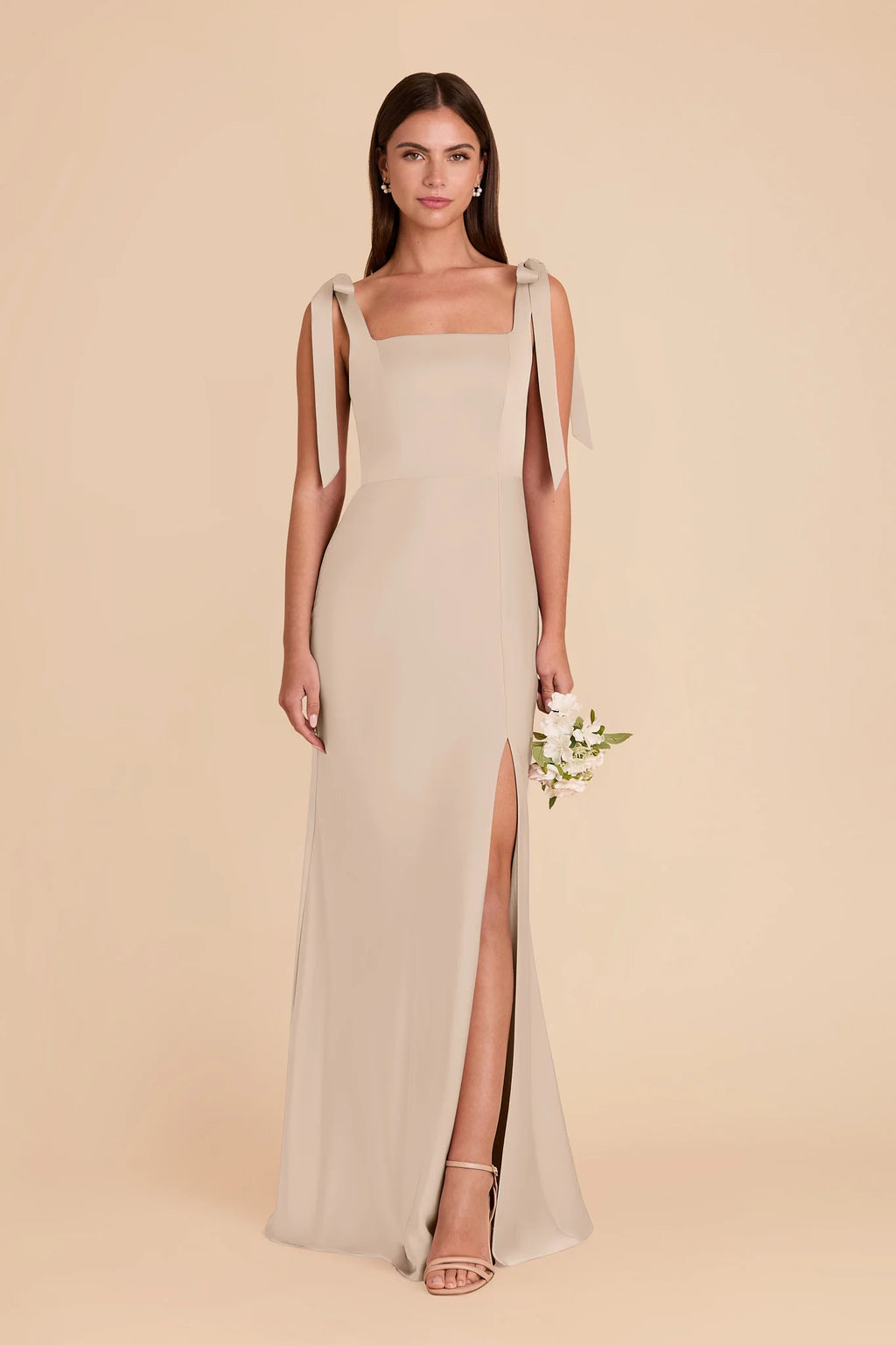 Elowen Almond alternate view 2 bridesmaid dress