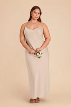 Amara Almond alternate view 4 bridesmaid dress