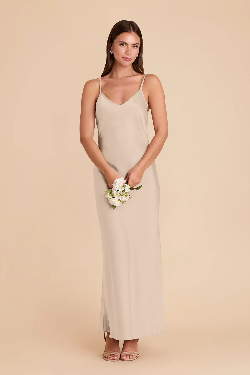 Amara Almond alternate view 1 bridesmaid dress