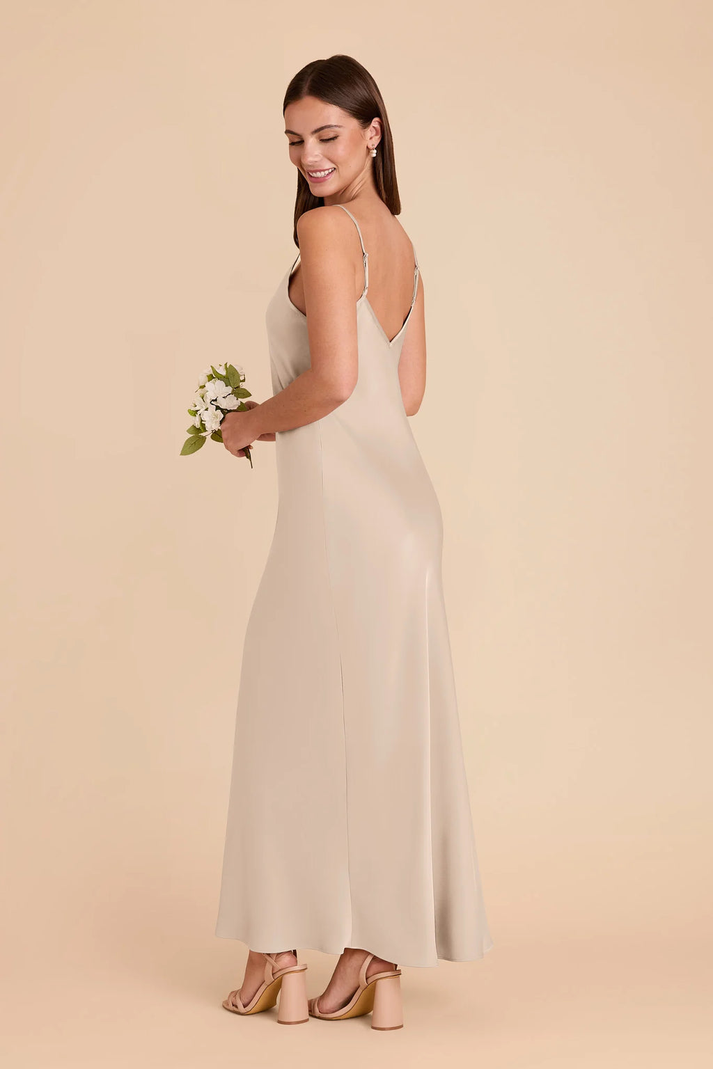 Amara Almond alternate view 2 bridesmaid dress