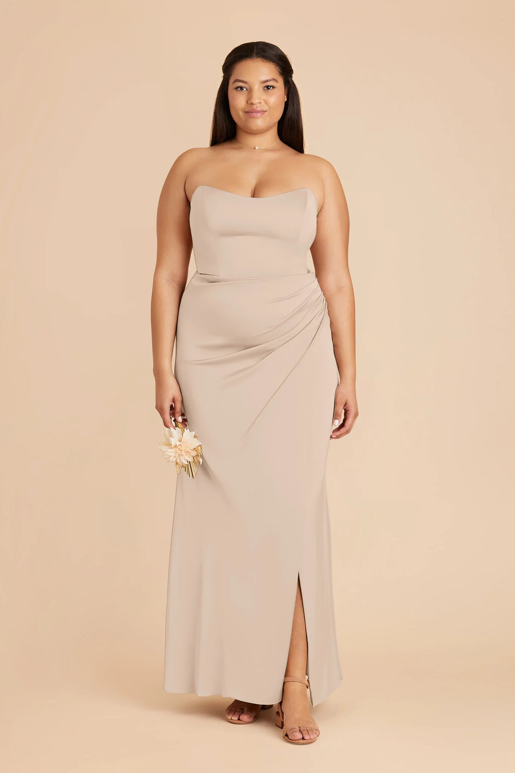 Lucienne Almond alternate view 1 bridesmaid dress