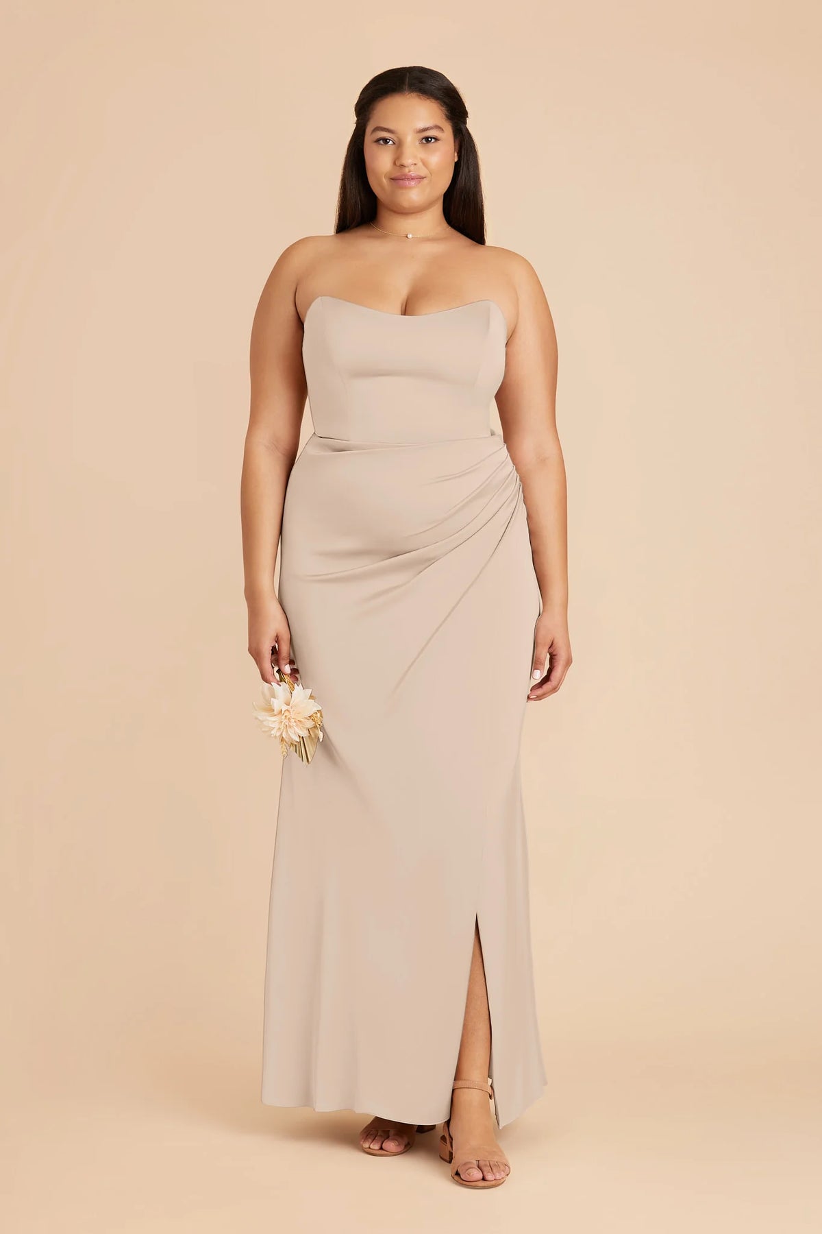 Lucienne Almond alternate view 1 bridesmaid dress
