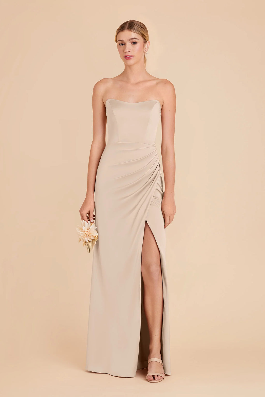 Lucienne Almond alternate view 2 bridesmaid dress