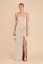 Lucienne Almond alternate view 2 bridesmaid dress