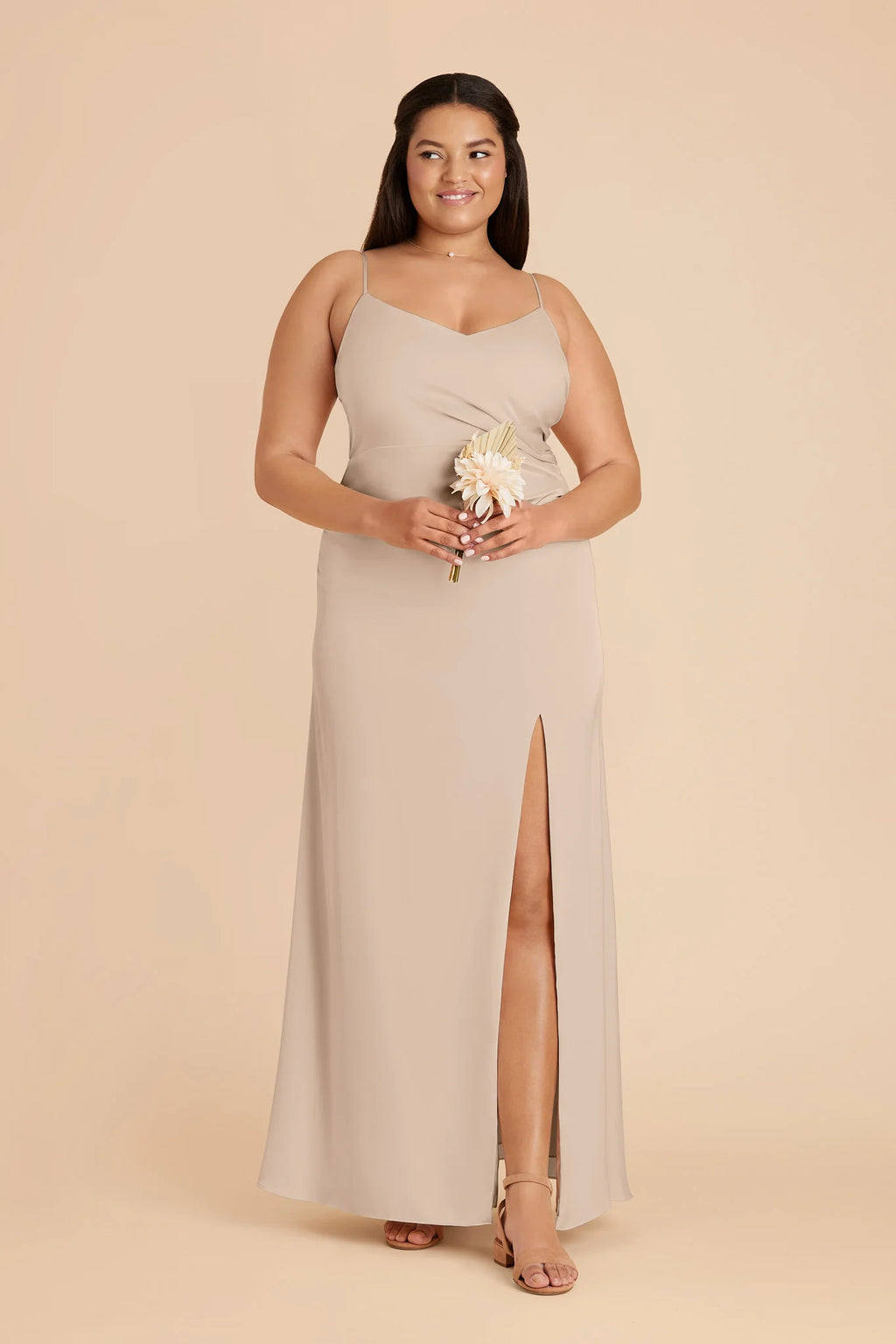 Elara Almond alternate view 2 bridesmaid dress