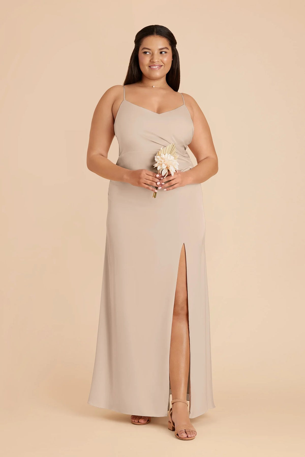 Elara Almond alternate view 2 bridesmaid dress