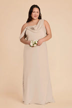 Thalia Almond alternate view 1 bridesmaid dress