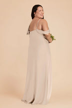Thalia Almond alternate view 5 bridesmaid dress